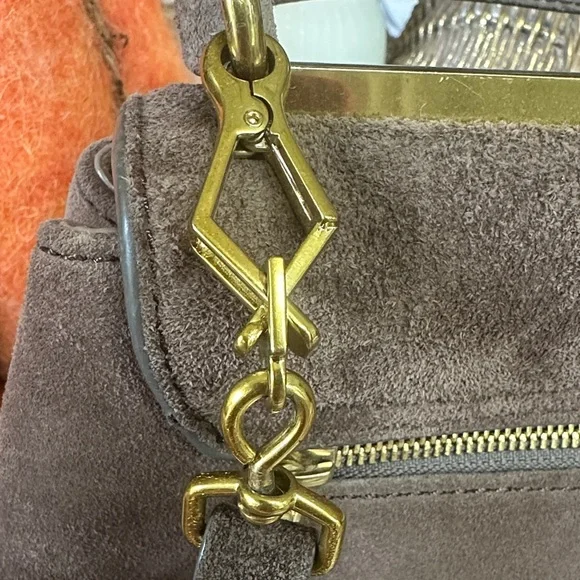 J. Crew Brown Suede Shoulder Bag - Picture 5 of 5